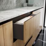 Ручка-профіль врізна Virno Lines 418 L=3000 чорний матовий